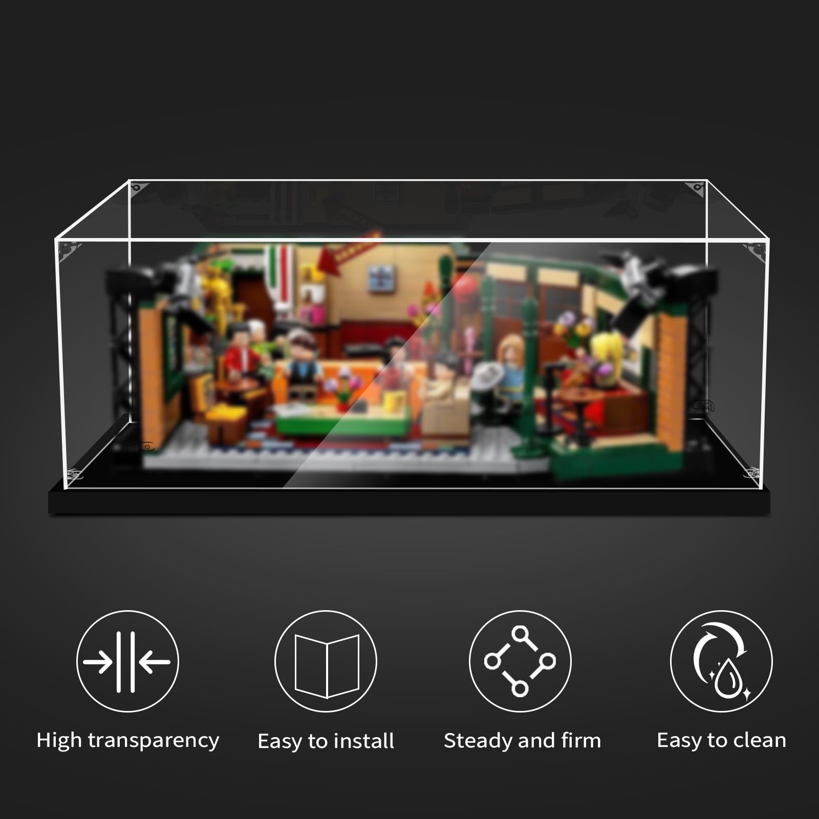 Amazon.com: LILIKAKA Display Case for Lego 21319 Friends Central
